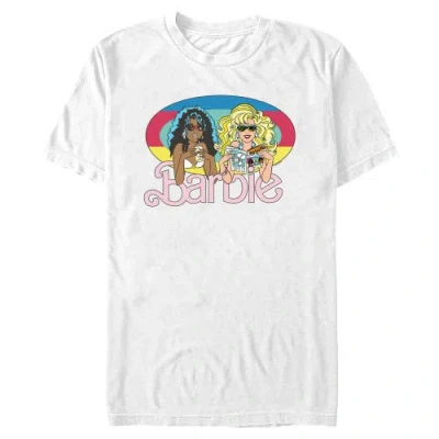 Barbie Retro Fashion Friends Short Sleeve Graphic T-shirt In White