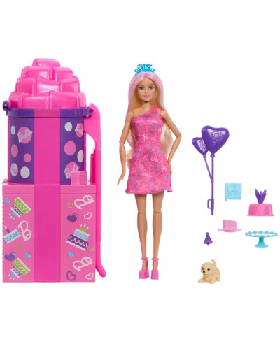 Barbie Rise & Surprise Pet Birthday Series Doll And Accessories In Pink