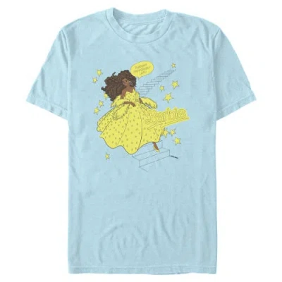 Barbie Running Fashionably Late Short Sleeve Graphic T-shirt In Blue