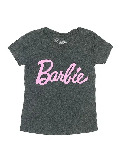 Pre-owned Barbie Kids' Short Sleeve T-shirt In Gray