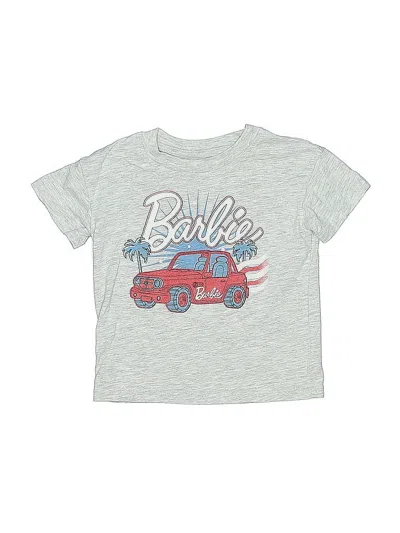 Pre-owned Barbie Kids' Short Sleeve T-shirt In Gray