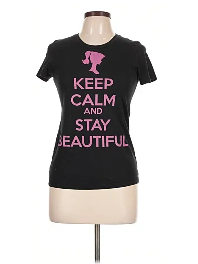 Pre-owned Barbie Short Sleeve T-shirt In Black