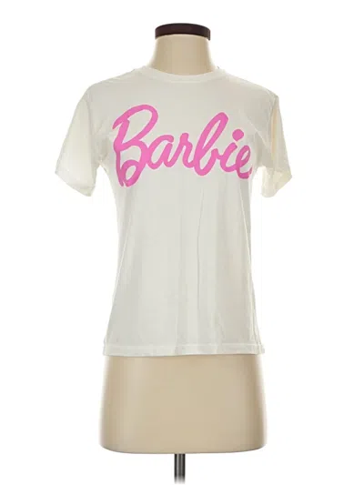 Pre-owned Barbie Short Sleeve T-shirt In Ivory
