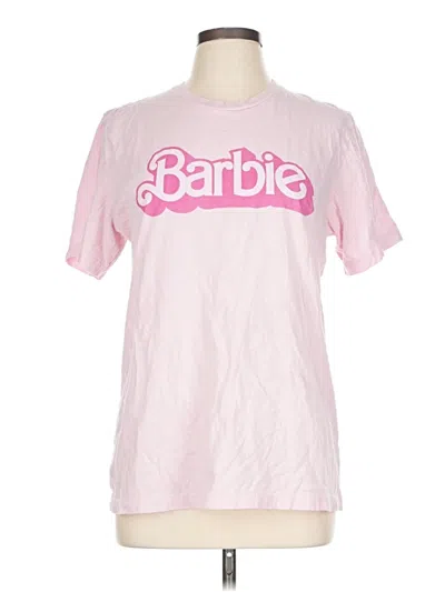 Pre-owned Barbie Short Sleeve T-shirt In Pink