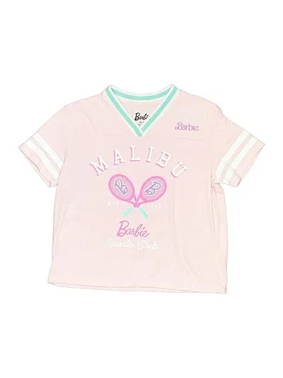 Pre-owned Barbie Kids' Short Sleeve T-shirt In Pink