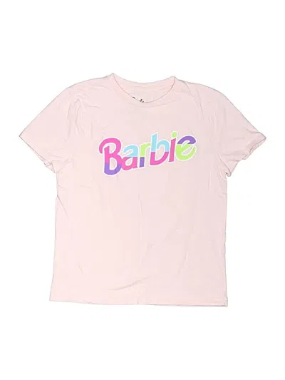 Pre-owned Barbie Kids' Short Sleeve T-shirt In Pink