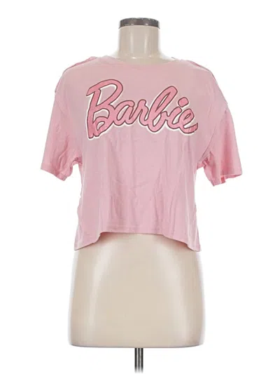 Pre-owned Barbie Short Sleeve T-shirt In Pink