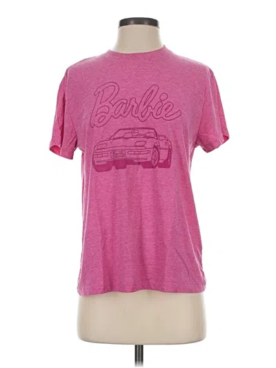 Pre-owned Barbie Short Sleeve T-shirt In Pink