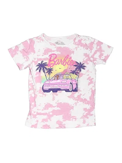 Pre-owned Barbie Kids' Short Sleeve T-shirt In Pink