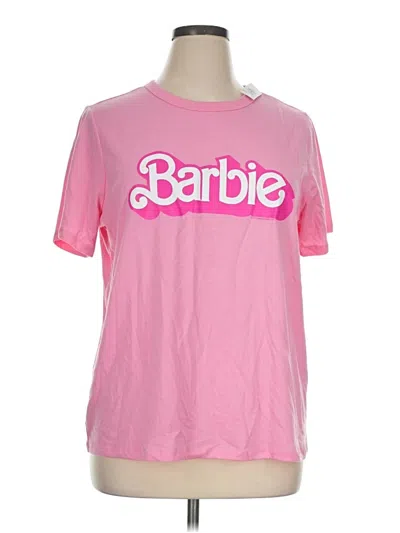 Pre-owned Barbie Short Sleeve T-shirt In Pink