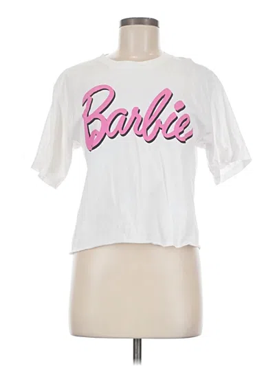 Pre-owned Barbie Short Sleeve T-shirt In White