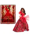 Barbie Signature 2024 Holiday  Fashion Doll, Seasonal Collector Gift, Light Brown Hair With Plaid Gow In Asst