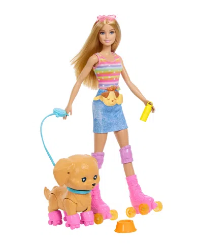 Barbie Kids' Skate And Run Pup 12.8" Fashion Doll With Roller Skates And Puppy, Ages 3+ In No Color