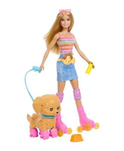 Barbie Kids' Skate Run 12.8 Fashion Doll With Roller Skating Puppy In No Color