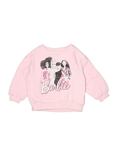 Pre-owned Barbie Kids' Sweatshirt In Pink