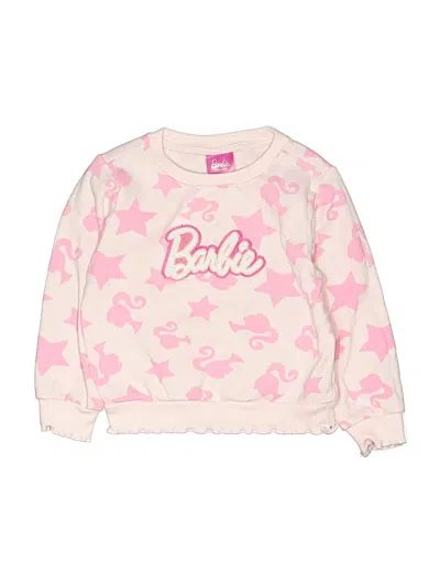 Pre-owned Barbie Kids' Sweatshirt In Pink