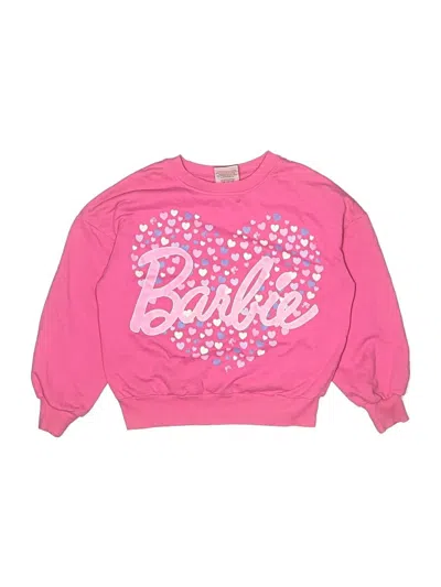 Pre-owned Barbie Kids' Sweatshirt In Pink