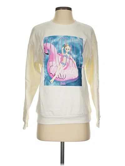 Pre-owned Barbie Sweatshirt In White