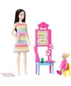 Barbie Teacher Doll With Brunette Fashion Doll, 1 Toddler Doll, & Teaching Accessories In Multi-color
