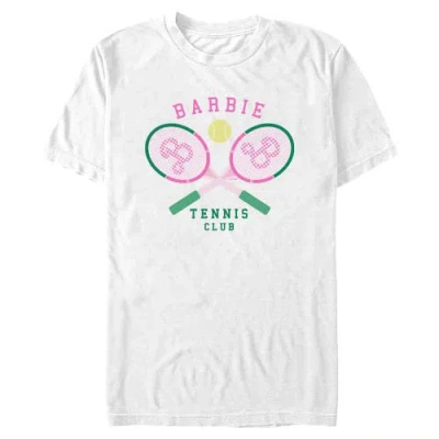 Barbie Tennis Rackets Club Short Sleeve Graphic T-shirt In White