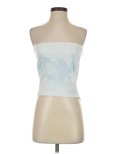 Pre-owned Barbie Tube Top Blue Strapless Neckline Tops