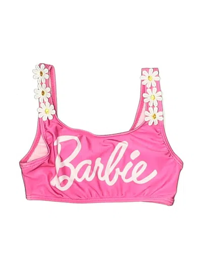Pre-owned Barbie Kids' Two Piece Swimsuit In Pink