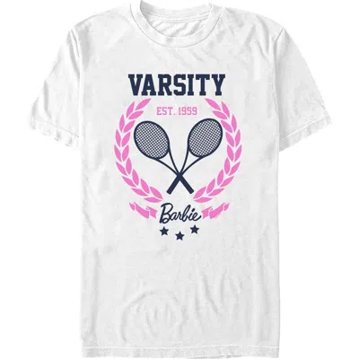 Barbie Varsity Established 1959 Short Sleeve Graphic T-shirt In White
