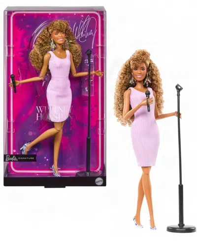 Barbie Whitney Houston Signature Collectible Doll With Iconic Dress From Music Video & Microphone, Ages 6+ In Multi