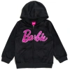 Barbie Zip-up Hoodie In Black