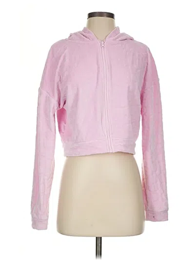 Pre-owned Barbie Zip Up Hoodie In Pink
