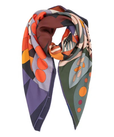 Barbieri Silk Foulard In Red