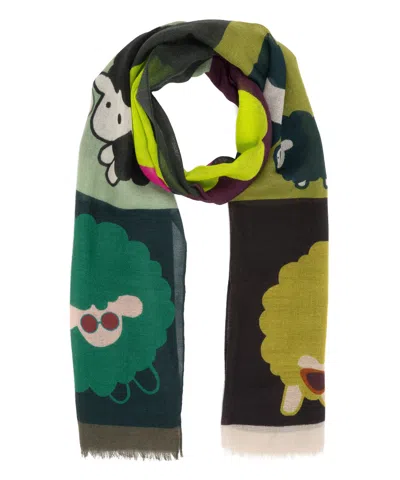 Barbieri Wool Scarf In Black