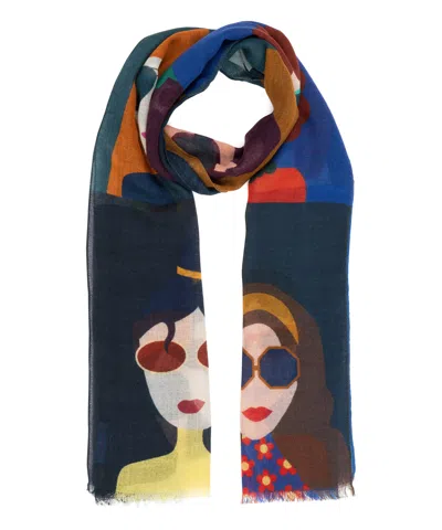 Barbieri Wool Scarf In Blue