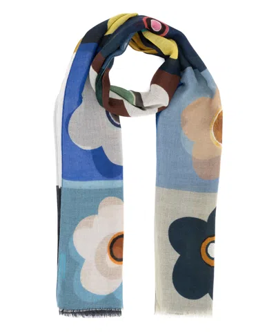 Barbieri Wool Scarf In Blue