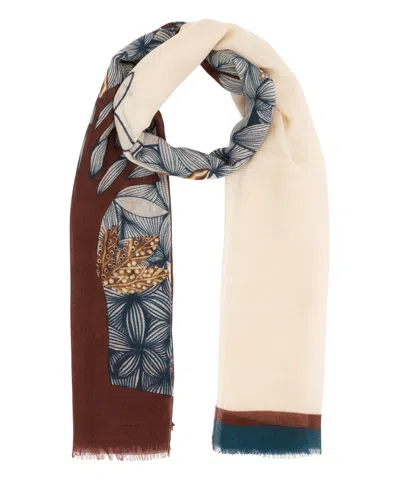 Barbieri Wool Scarf In Brown
