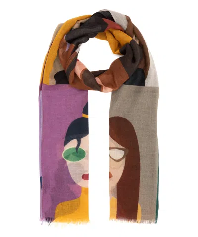 Barbieri Wool Scarf In Green