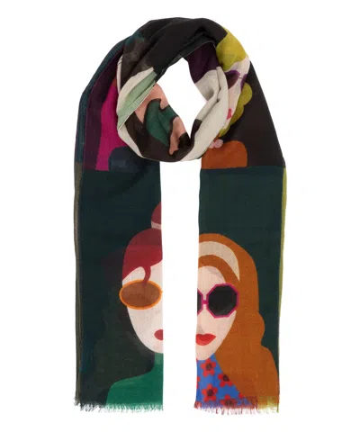 Barbieri Wool Scarf In Green