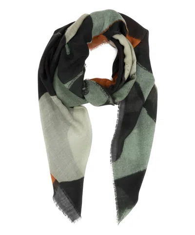 Barbieri Wool Scarf In Green
