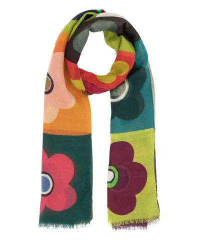Barbieri Wool Scarf In Green