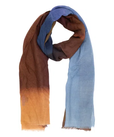 Barbieri Wool Scarf In Lightblue