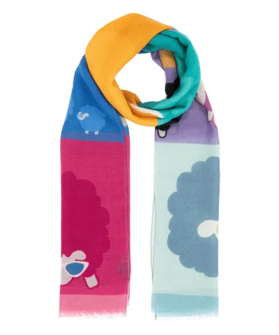 Barbieri Wool Scarf In Violet