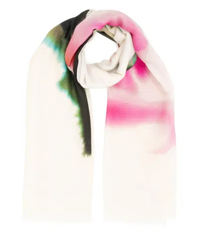 Barbieri Wool Scarf In White