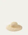 Barbisio Dalila Straw Large-brim Hat In Beige