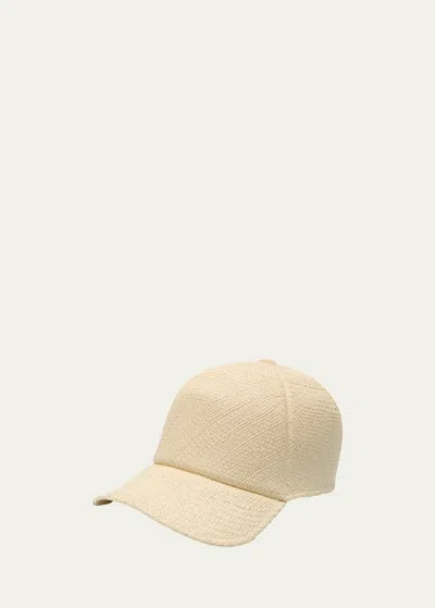 Barbisio Joe Straw Baseball Hat In Neutral