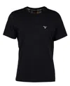 Barbour -  Tartan Sports T-shirt Mts0670bk91 In Black