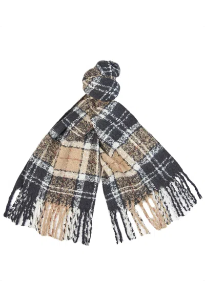 Barbour - Be71 Beanie & Scarf Rosewood Lgs0077 In Multi