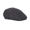 Barbour Crieff Flat Cap In Blue