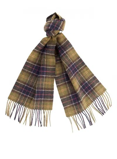 Barbour - Green Tartan Scarf Usc0001 Scarf Tn11 In Brown
