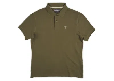 Barbour - Pique Sports Polo Mml1367 Ol71 Oliv In Multi