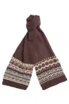 Barbour - Tn63 Beanie & Scarf Autumn Dress Mgs0078 In Brown